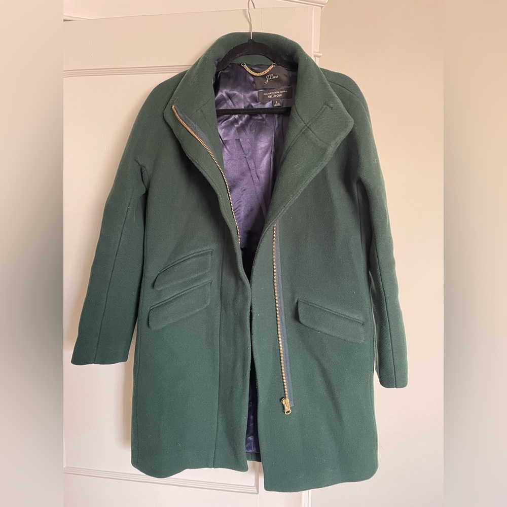 J. Crew Cocoon Coat Italian Stadium Cloth Wool - Picture 4 of 8